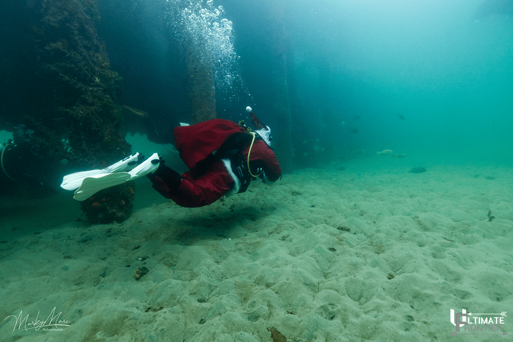 Underwater Christmas shot 8