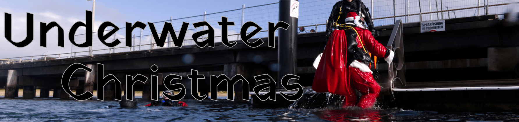 Underwater Christmas header