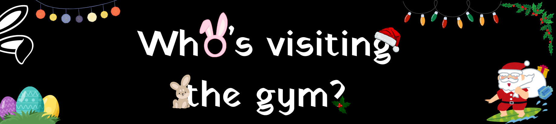 Who's visiting the gym Header